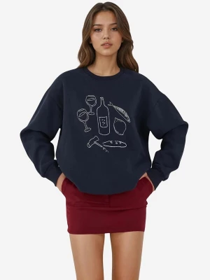 Foto van product Hiccup Sweatshirt nachtblauw / wit