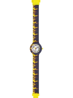 Foto van product Hip Hop Horloge donkerblauw / geel