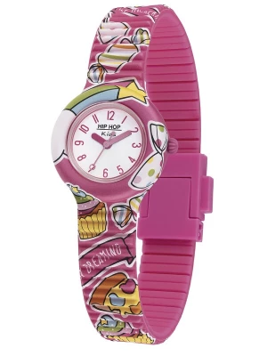 Foto van product Hip Hop Horloge 'KIDS FUN' fuchsia / wit