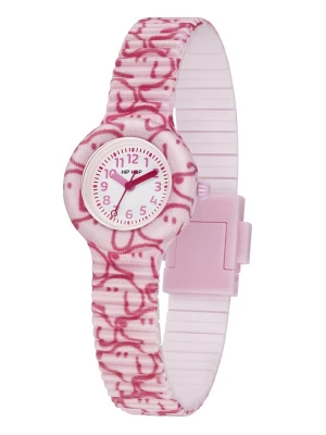 Foto van product Hip Hop Horloge 'Kids Fun' rosa / framboos / wit