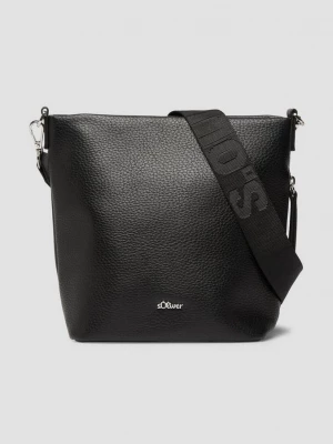 Foto van product Hobotas in lederlook met afneembare schouderriem s.Oliver zwart