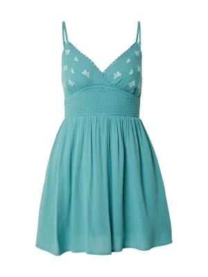 Foto van product HOLLISTER Jurk cyaan blauw / wit