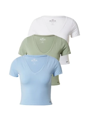 Foto van product HOLLISTER Shirt lichtblauw / kaki / wit