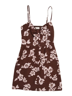 Foto van product HOLLISTER Zomerjurk crème / chocoladebruin
