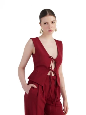Foto van product HOLLY LOLLY Gilet donkerrood