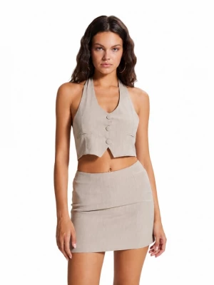 Foto van product HOLLY LOLLY Gilet lichtbeige / wit