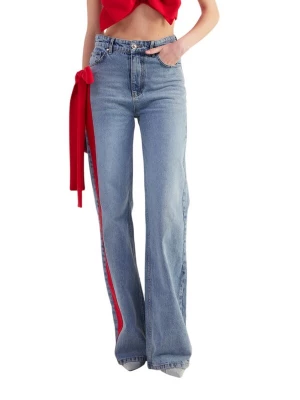 Foto van product HOLLY LOLLY Jeans blauw denim / rood