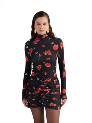 Foto van product HOLLY LOLLY Jurk appel / rood / donkerrood / zwart