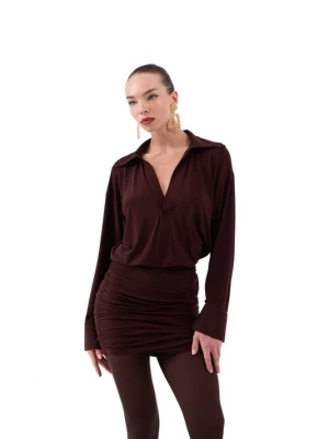 Foto van product HOLLY LOLLY Jurk donkerbruin
