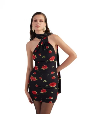 Foto van product HOLLY LOLLY Jurk groen / kersrood / zwart