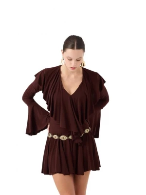 Foto van product HOLLY LOLLY Jurk kastanjebruin