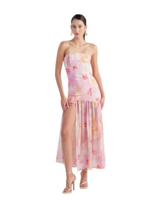 Foto van product HOLLY LOLLY Jurk oranje / pink / rosa / rood