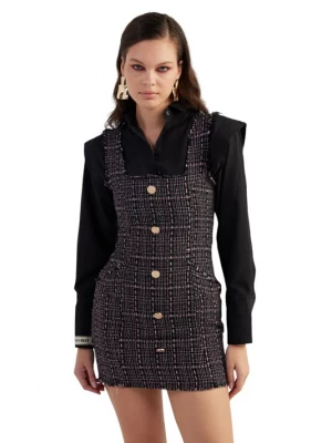 Foto van product HOLLY LOLLY Jurk rosa / zwart / wit