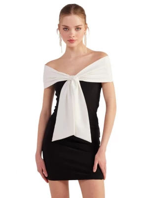 Foto van product HOLLY LOLLY Jurk zwart / wit
