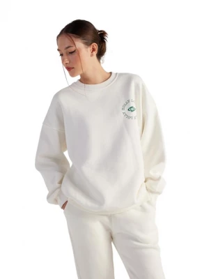 Foto van product HOLLY LOLLY Sweatshirt ecru / donkergroen