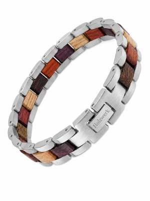 Foto van product Holzwerk Armband 'BUGASEE' bruin / gemengde kleuren