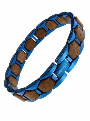 Foto van product Holzwerk Armband 'FUNTENSEE' blauw