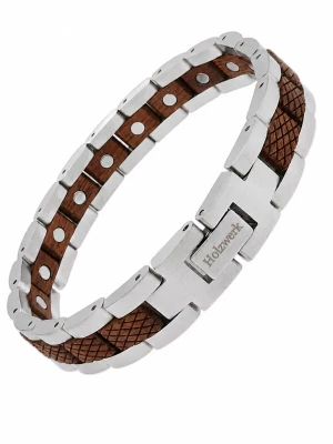 Foto van product Holzwerk Armband 'GORINSEE' zilver