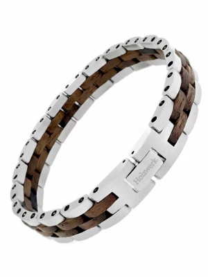 Foto van product Holzwerk Armband 'MELLENSEE' zilver