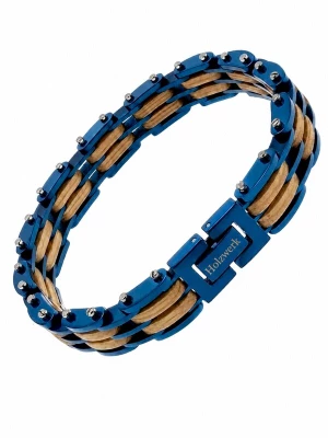 Foto van product Holzwerk Armband 'VILLESEE' blauw