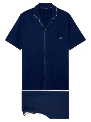 Foto van product HOM Pyjama kort 'Rafael' donkerblauw