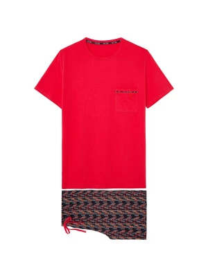 Foto van product HOM Pyjama kort ' Sleepwear Westgate ' rood