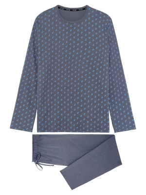 Foto van product HOM Pyjama lang 'Paisley' grijs