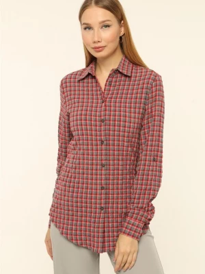 Foto van product HOME STORE Blouse grijs / rood / wit