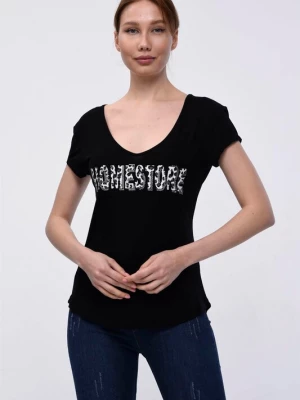 Foto van product HOME STORE Shirt grijs / zwart / wit
