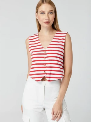 Foto van product HOME STORE Top rood / wit