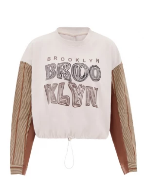 Foto van product HOMEBASE Sweatshirt beige / bruin / zwart / wolwit