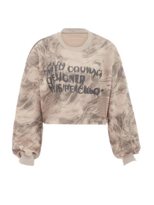 Foto van product HOMEBASE Sweatshirt beige / kaki / zwart