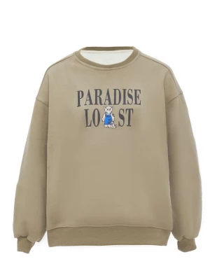 Foto van product HOMEBASE Sweatshirt blauw / olijfgroen / zwart / wit