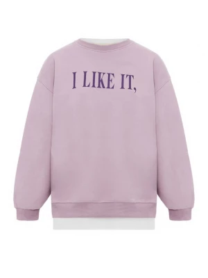 Foto van product HOMEBASE Sweatshirt orchidee / donkerlila / wit