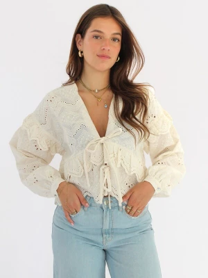 Foto van product Honnête Atelier Blouse 'Bailey' offwhite