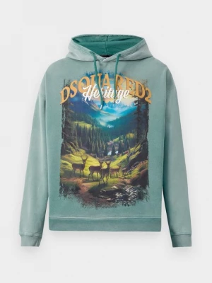 Foto van product Hoodie Dsquared2 donkergroen