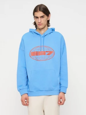 Foto van product Hoodie EA7 Emporio Armani lichtblauw