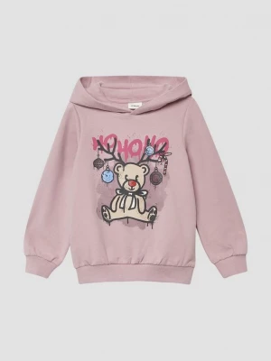 Foto van product Hoodie met kerstprint s.Oliver roze