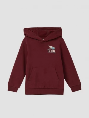 Foto van product Hoodie met voor- en achterkantprint en knusse binnenkant s.Oliver rood
