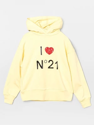 Foto van product Hoodie N°21 lichtgeel
