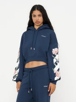 Foto van product Hoodie Off White donkerblauw