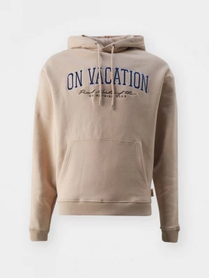 Foto van product Hoodie On Vacation zandkleur