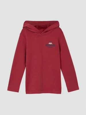 Foto van product Hoodie van lichtgewicht sweatstof met print op voor- en achterkant s.Oliver rood