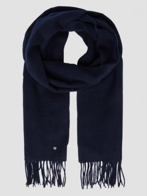 Foto van product Hoogwaardige geweven sjaal van zuiver wol s.Oliver blauw