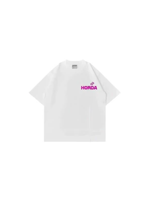 Foto van product Horda Shirt 'T-Shirt Boxy Fit Bianca CULTURE 100% Cotone Made in Italy' offwhite