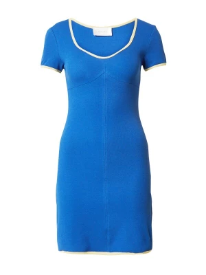 Foto van product Hosbjerg Jurk 'Kayla' ivoor / royal blue / koningsblauw