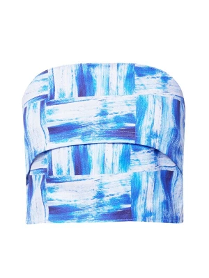 Foto van product Hosbjerg Top 'Iben Alexa' turquoise / wit