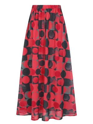Foto van product HotSquash Rok duifblauw / grafiet / fuchsia / kersrood
