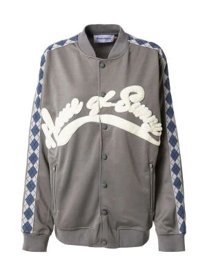Foto van product House of Sunny Sweatvest 'THE DIAMOND' donkerblauw / grijs / wit
