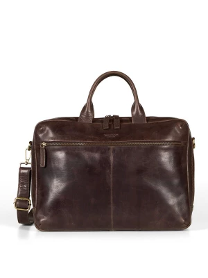 Foto van product Howard London Laptoptas 'Laptop Bag Frank Dark Brown' donkerbruin